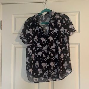 Blackmilk sheer unicorn top